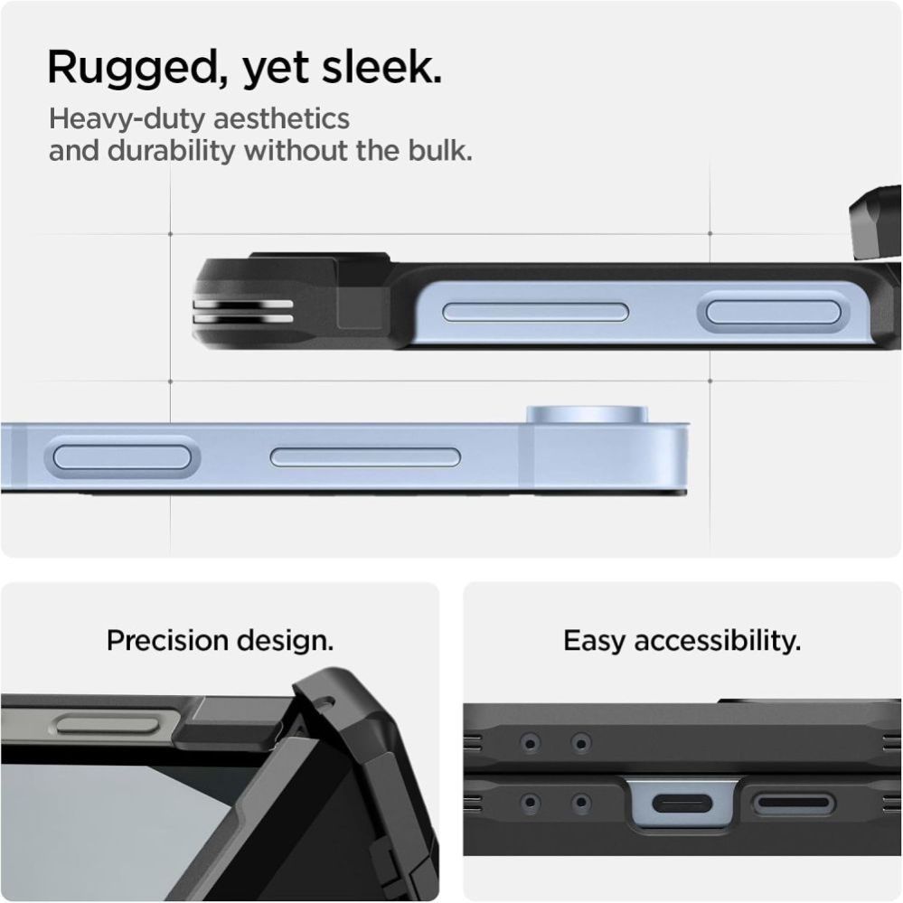 Other goods Spigen Spigen Tough Armor Pro Mag MagSafe Case for Samsung Galaxy Z Flip 6 / 7 FE - Black
