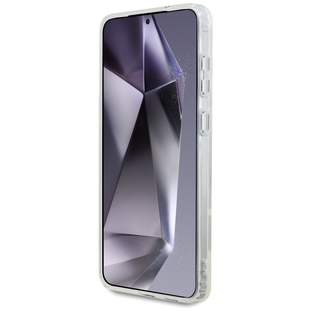 Kitos prekės Karl Lagerfeld Karl Lagerfeld Button Choupette Head Printed Logo MagSafe Case for Samsung Galaxy S25 Edge - White