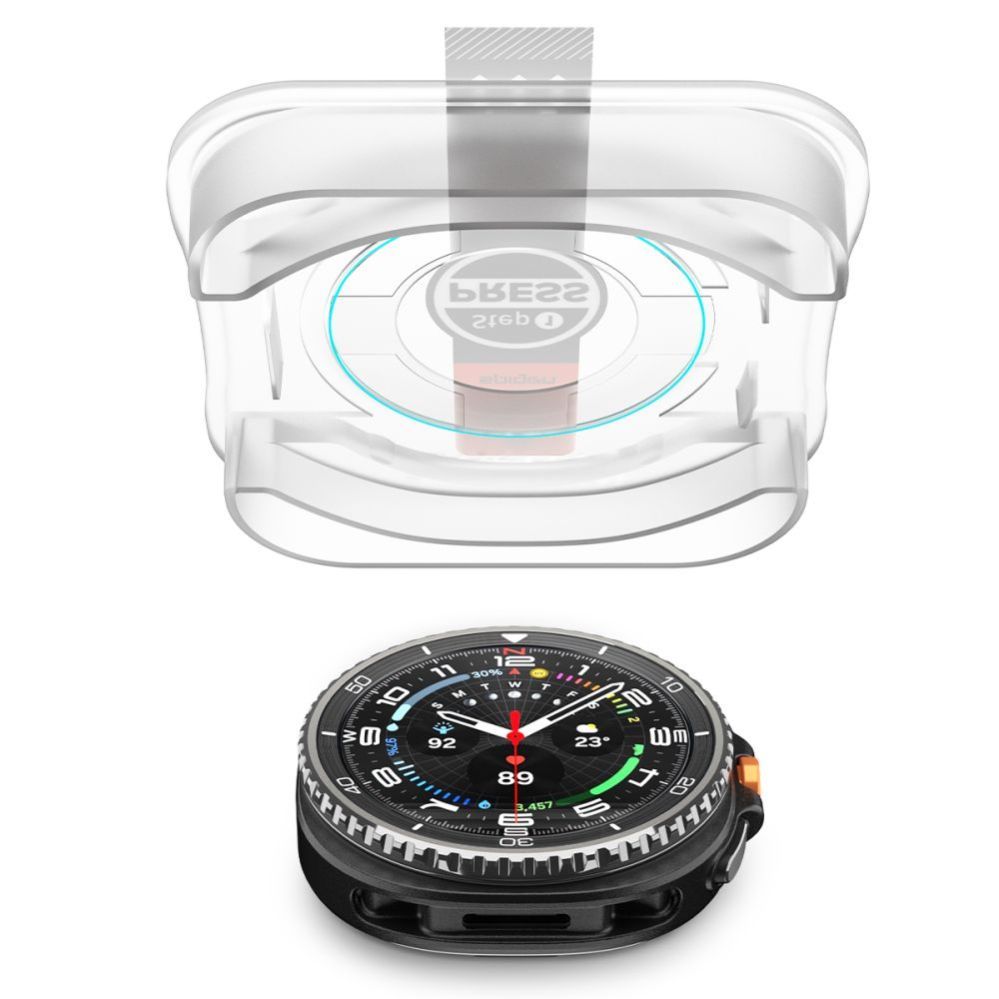 Citas preces Spigen Spigen Glas.TR ”Ez-Fit” Tempered Glass for Samsung Galaxy Watch 8 46mm - Transparent