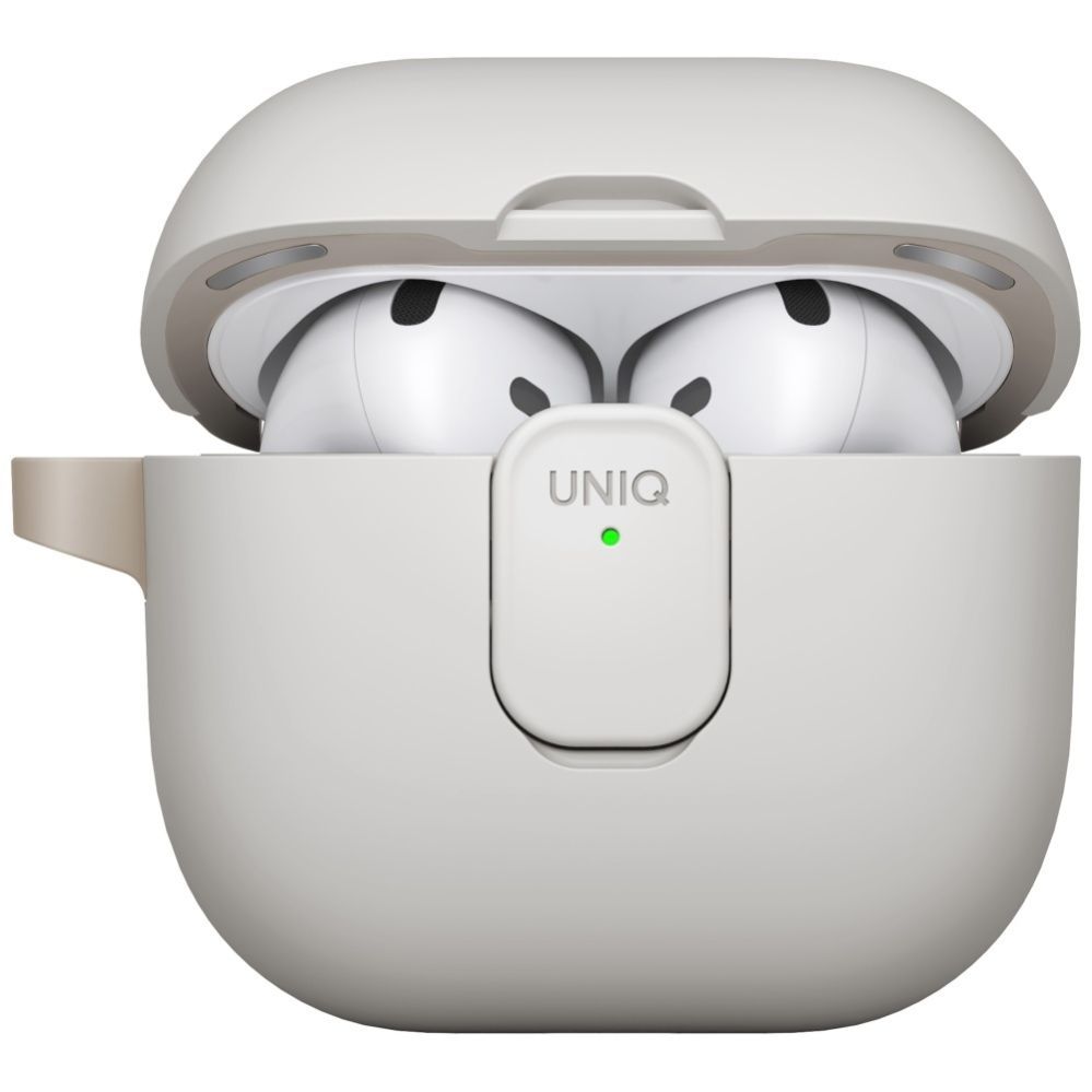 Citas preces UNIQ Uniq Clyde Lock Case for AirPods 4 - Beige