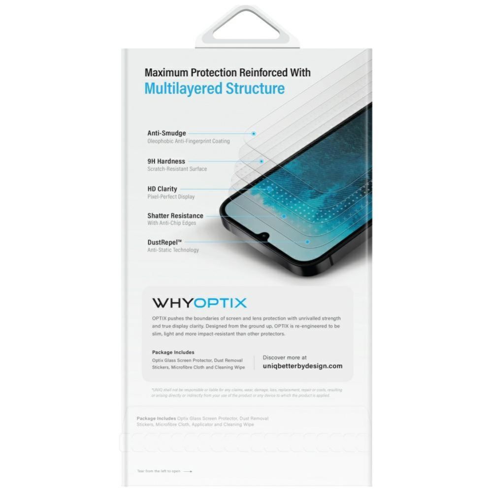 Muud kaubad UNIQ Uniq Optix Clear Tempered Glass for Samsung Galaxy Z Flip 7