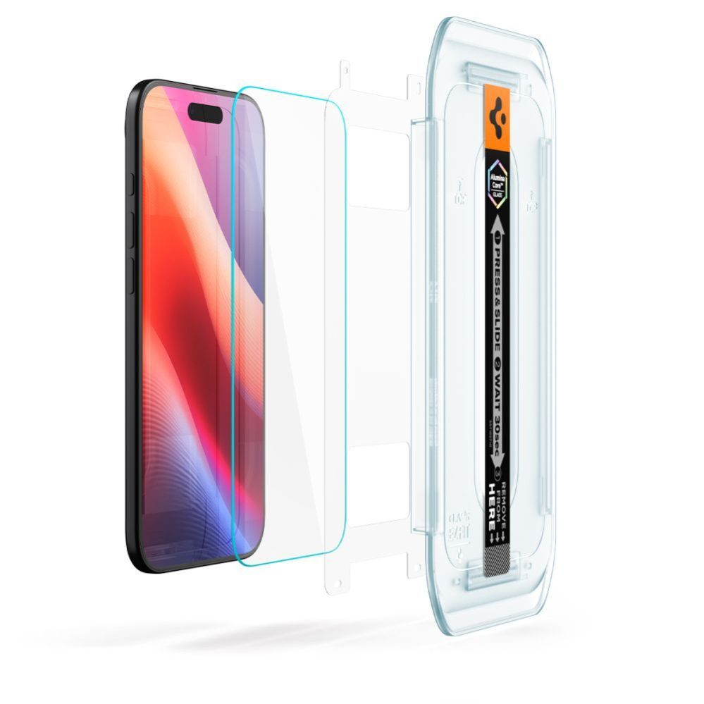 Citas preces Spigen Spigen Glas.TR EZ Fit 2-pack tempered glass for iPhone 17 Air - transparent