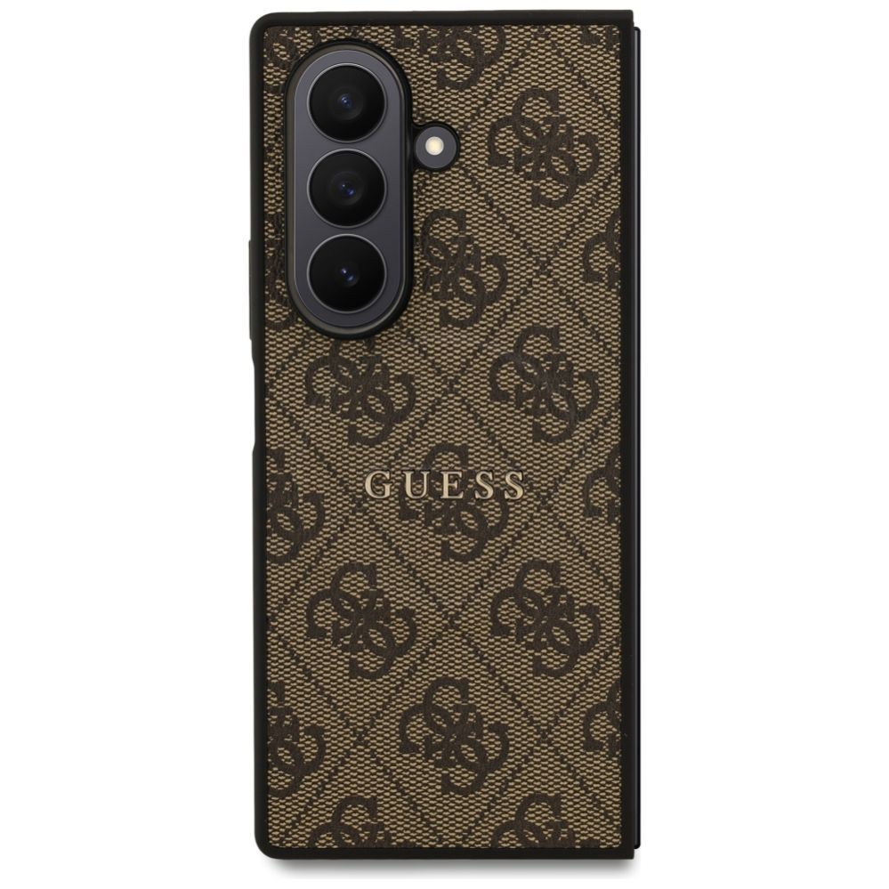 Citas preces Guess Guess 4G Classic MagSafe Case for Samsung Galaxy Z Fold7 - Brown