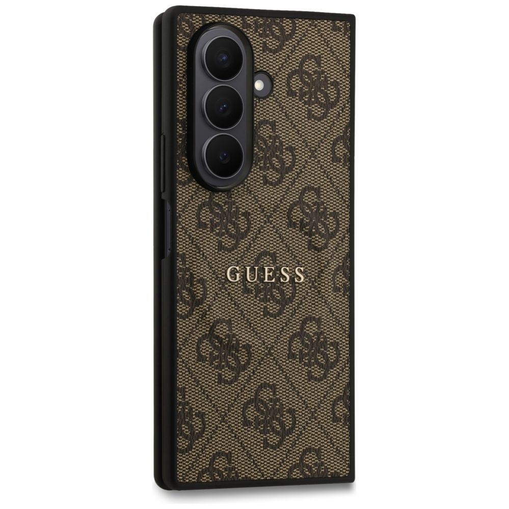 Citas preces Guess Guess 4G Classic MagSafe Case for Samsung Galaxy Z Fold7 - Brown