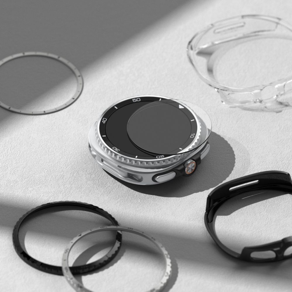 Muud kaubad Ringke Ringke Tempered Glass Pro 2-pack for Samsung Galaxy Watch 8 46mm - transparent