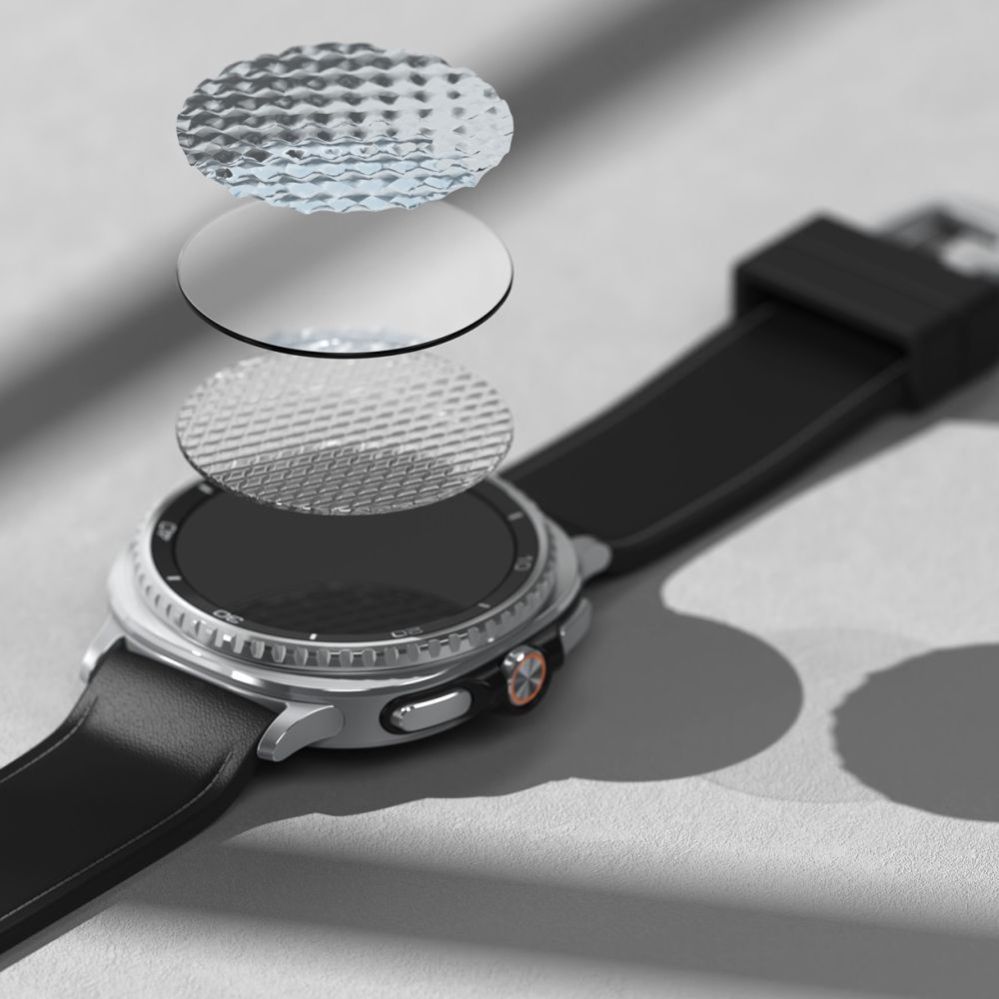 Muud kaubad Ringke Ringke Tempered Glass Pro 2-pack for Samsung Galaxy Watch 8 46mm - transparent