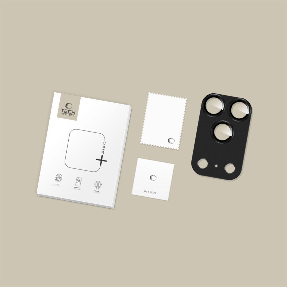 Citas preces Tech-Protect Tech-Protect Camfull Fit+ Camera Cover for iPhone 17 Pro - Black