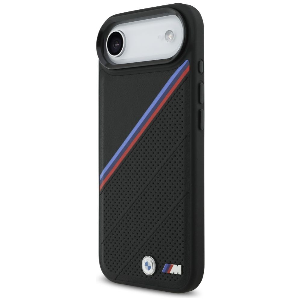 Muud kaubad BMW BMW M Tricolor Metal Logo MagSafe Case for iPhone 17 Air - Black