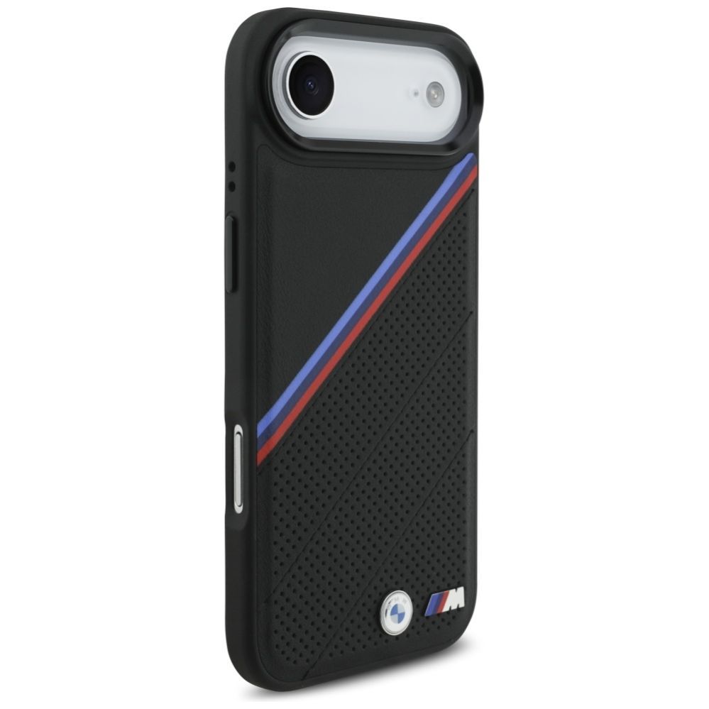 Muud kaubad BMW BMW M Tricolor Metal Logo MagSafe Case for iPhone 17 Air - Black