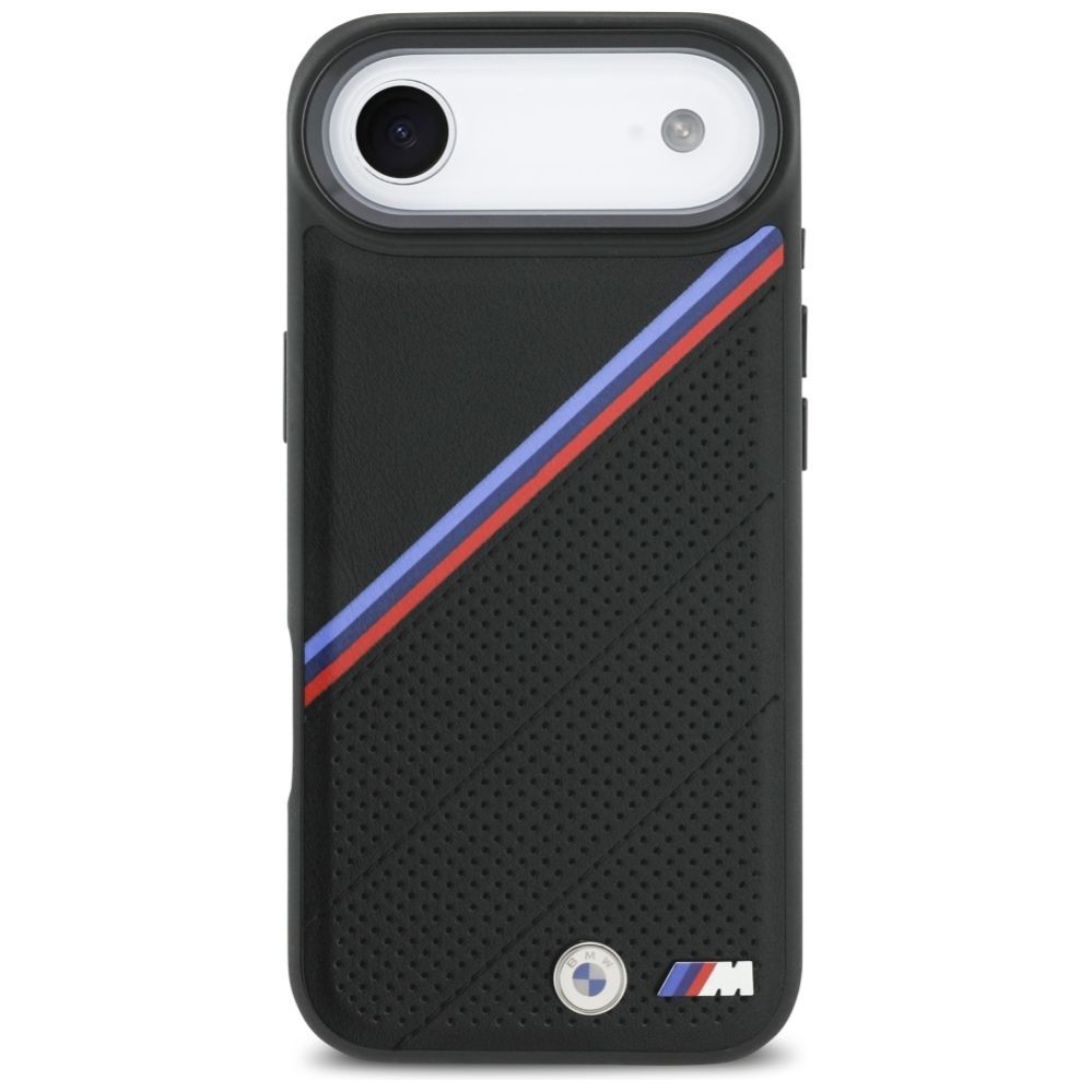 Muud kaubad BMW BMW M Tricolor Metal Logo MagSafe Case for iPhone 17 Air - Black