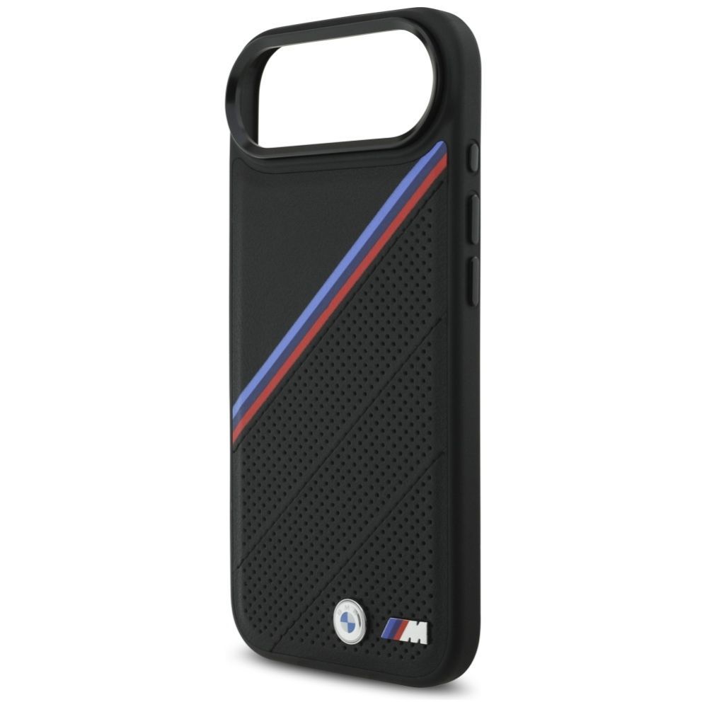 Muud kaubad BMW BMW M Tricolor Metal Logo MagSafe Case for iPhone 17 Air - Black