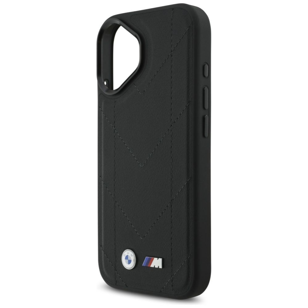Citas preces BMW BMW M Quilted Logo MagSafe iPhone 17 Case - Black
