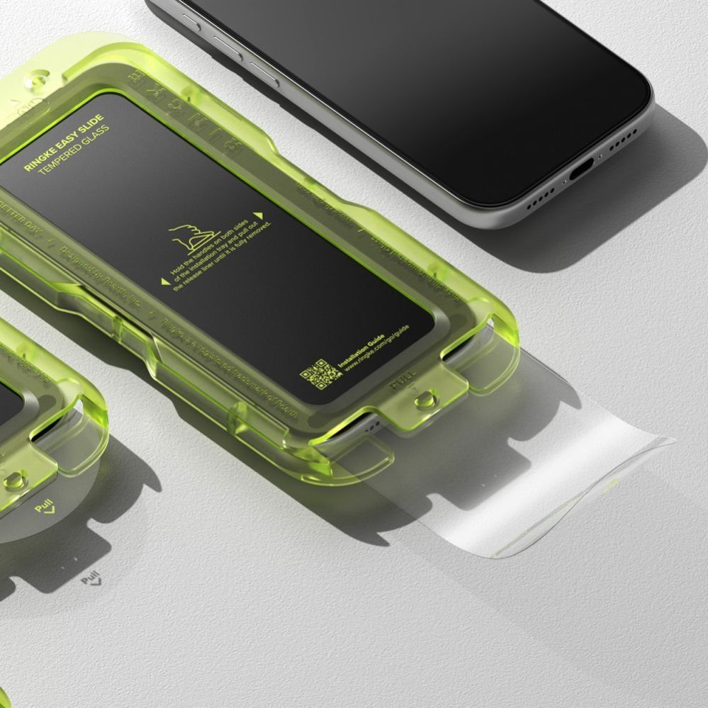 Muud kaubad Ringke Ringke Easy Slide 2-pack tempered glass for iPhone 17 Pro - black