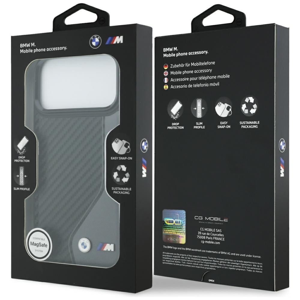 Muud kaubad BMW BMW M Carbon Logo MagSafe case for iPhone 17 Pro Max - graphite