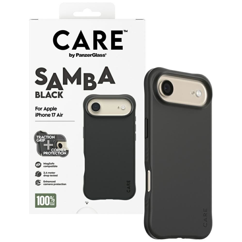 Citas preces Panzer Glass CARE by PanzerGlass Fashionable Samba MagSafe Case for iPhone Air - Black