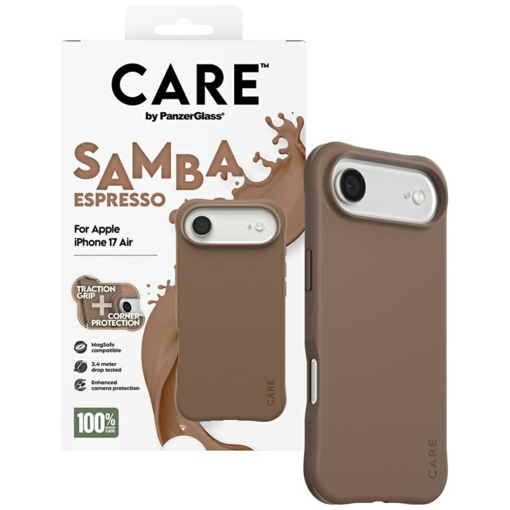 Other goods Panzer Glass CARE by PanzerGlass Fashionable Samba MagSafe Case for iPhone Air - Brown