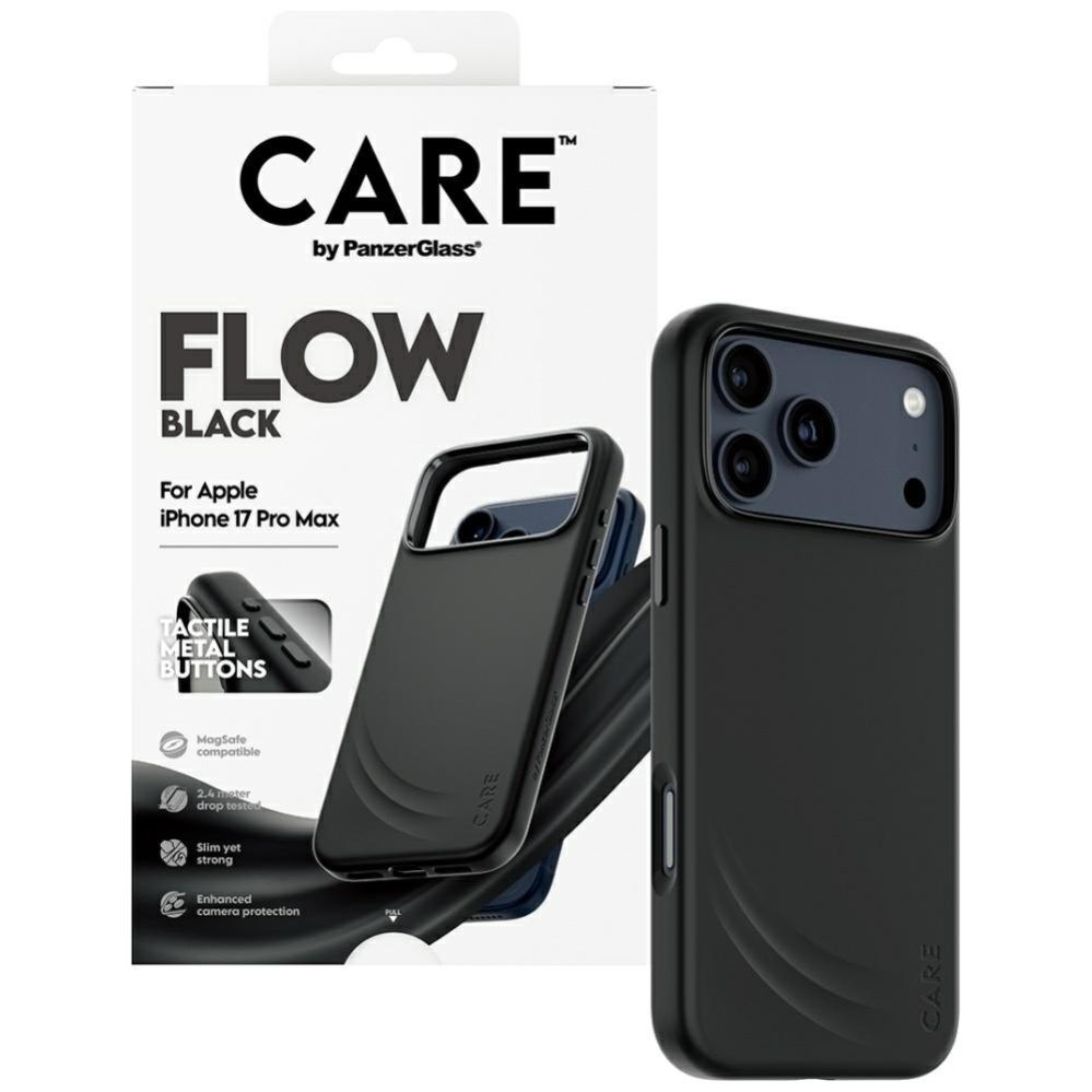 Other goods Panzer Glass CARE by PanzerGlass Feature FLOW MagSafe Case for iPhone 17 Pro Max - Black