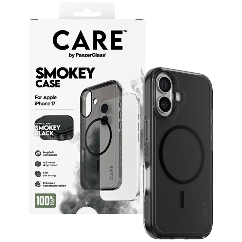 Citas preces Panzer Glass CARE by PanzerGlass Flagship Urban Explorer Case w. Black MagSafe for iPhone 17 - Black