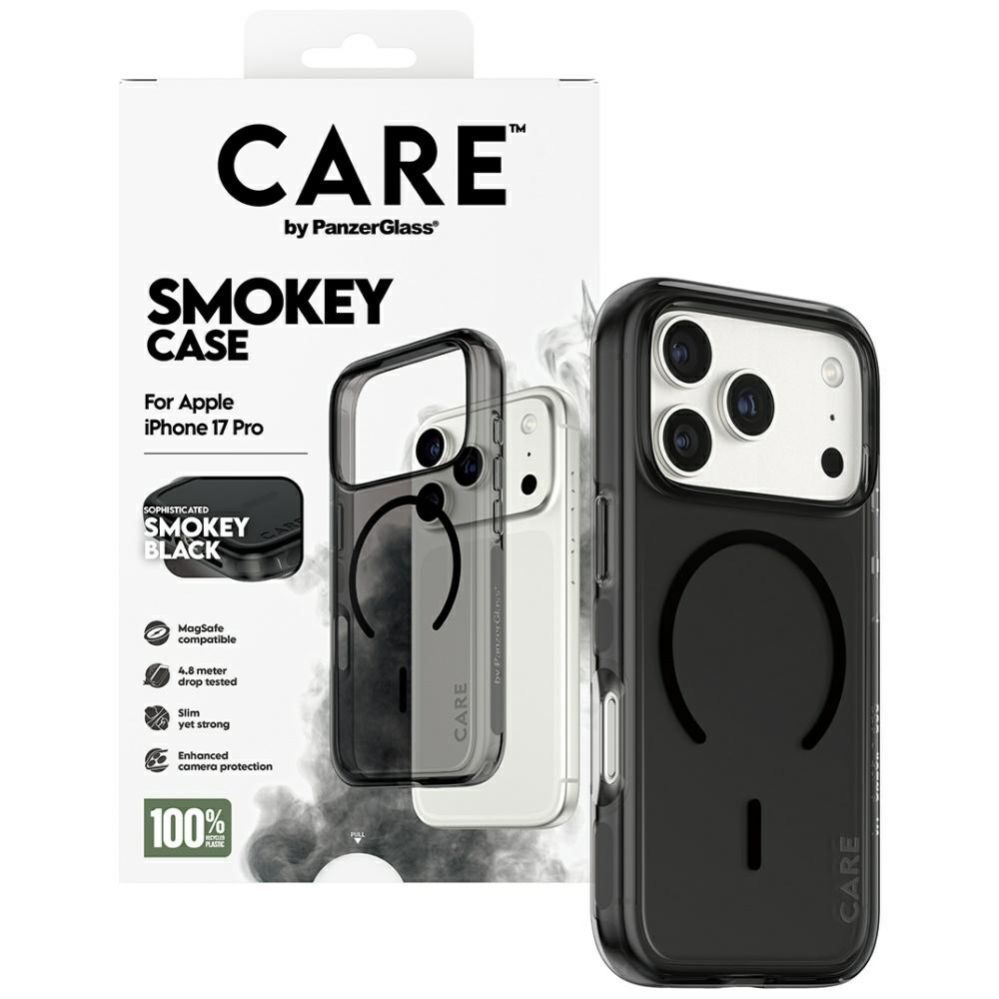 Citas preces Panzer Glass CARE by PanzerGlass Flagship Urban Explorer Case w. Black MagSafe for iPhone 17 Pro - Black