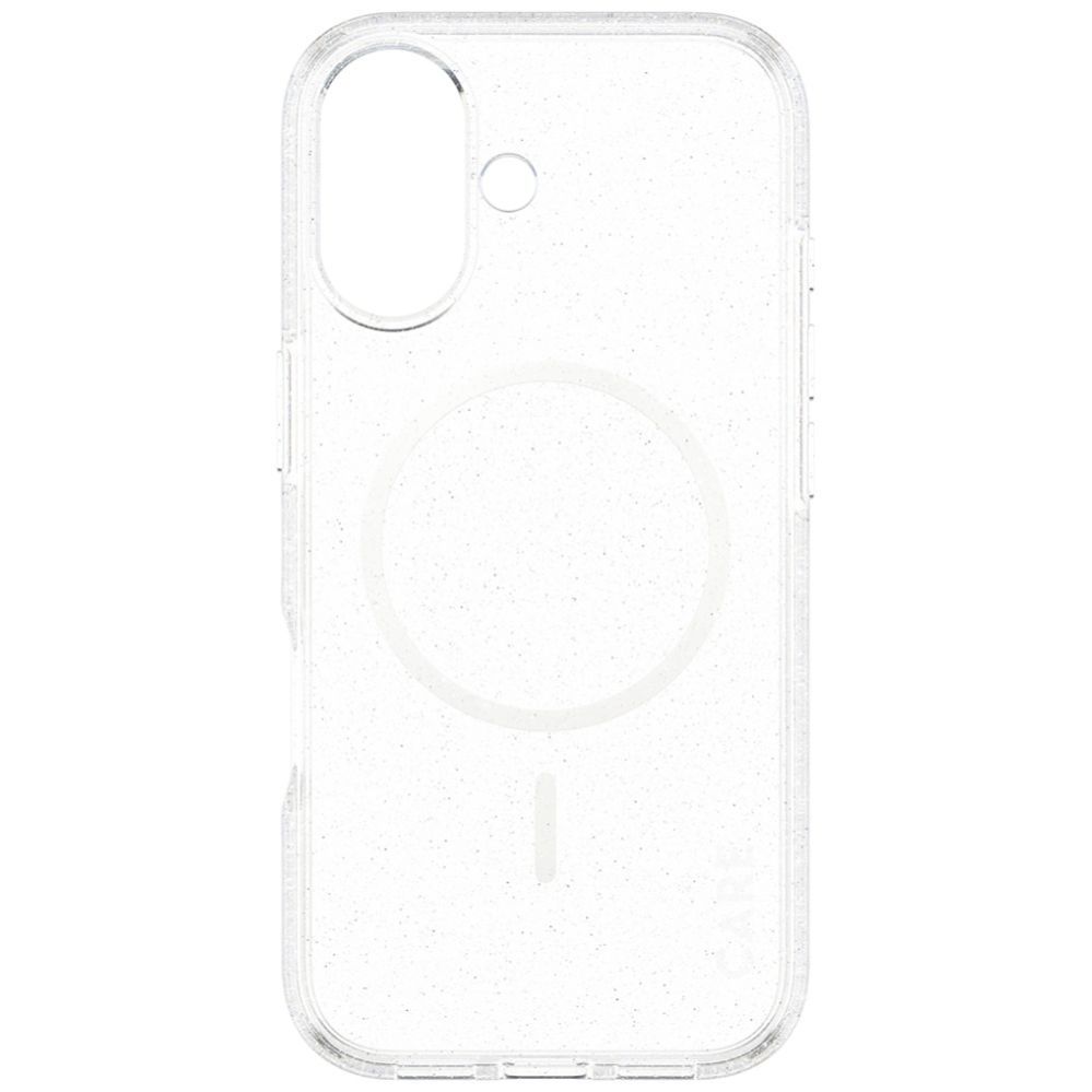 Citas preces Panzer Glass CARE by PanzerGlass Flagship Urban Explorer Case w. White MagSafe for iPhone 17 - Clear Glitter