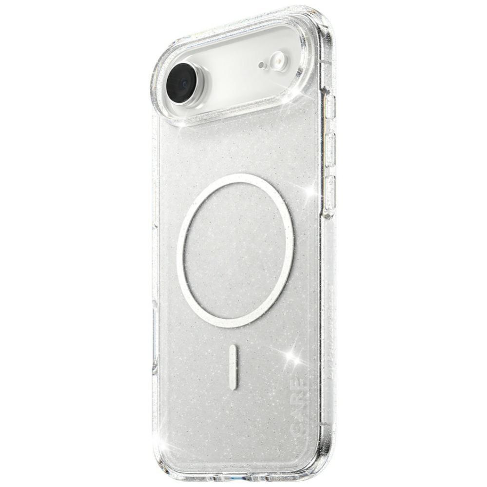 Citas preces Panzer Glass CARE by PanzerGlass Flagship Urban Explorer Case w. White MagSafe for iPhone Air - Clear Glitter