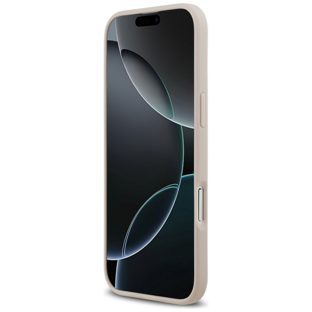 Citas preces Guess Guess 4G Circle Classic Logo MagSafe case for iPhone Air - pink