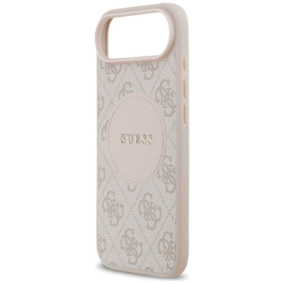 Citas preces Guess Guess 4G Circle Classic Logo MagSafe case for iPhone Air - pink
