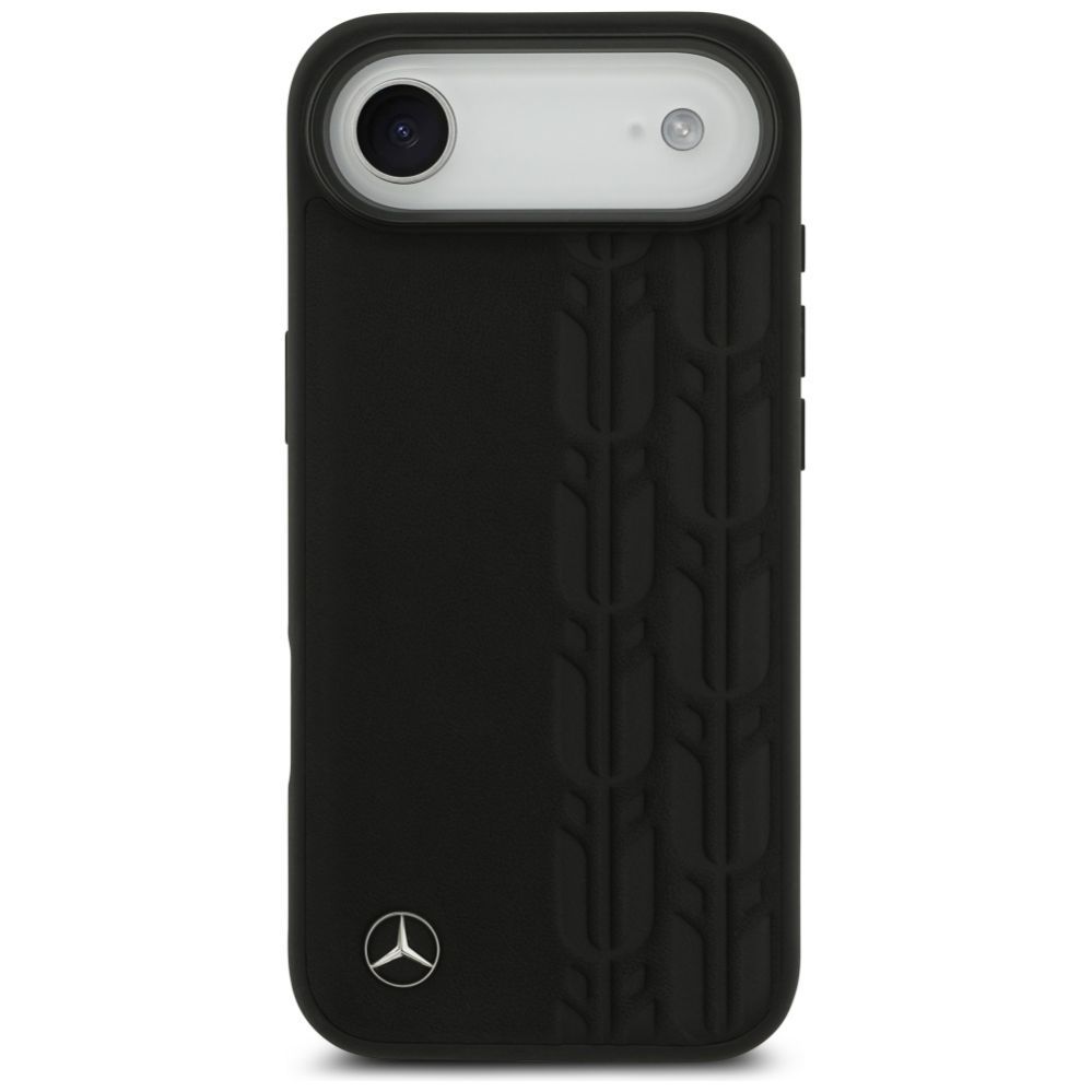 Citas preces Mercedes-Benz Mercedes Leather Laurel Leaves MagSafe Case for iPhone Air - Black
