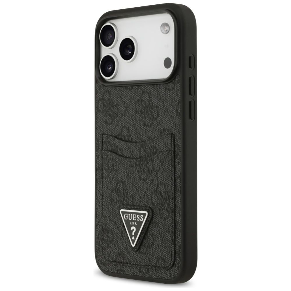 Muud kaubad Guess Guess 4G nauble Card Triangle case for iPhone 17 Pro Max - black