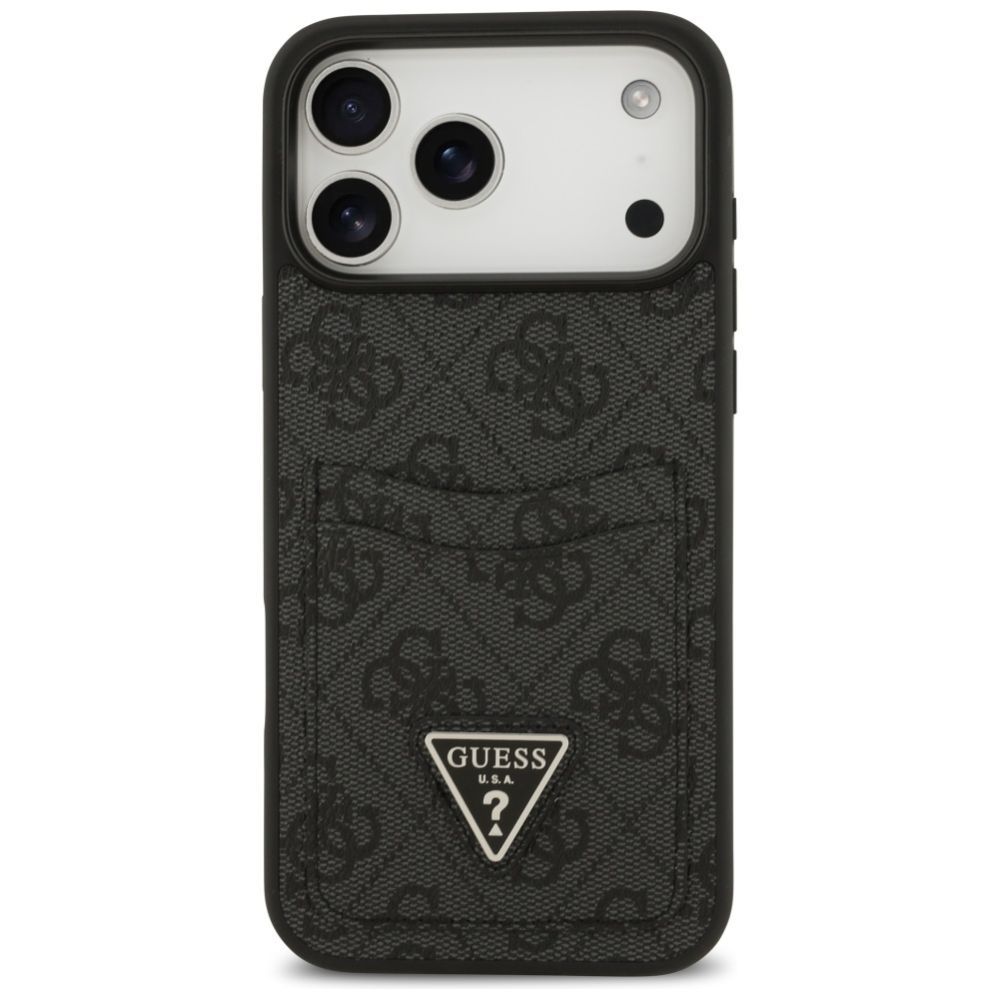 Muud kaubad Guess Guess 4G nauble Card Triangle case for iPhone 17 Pro Max - black