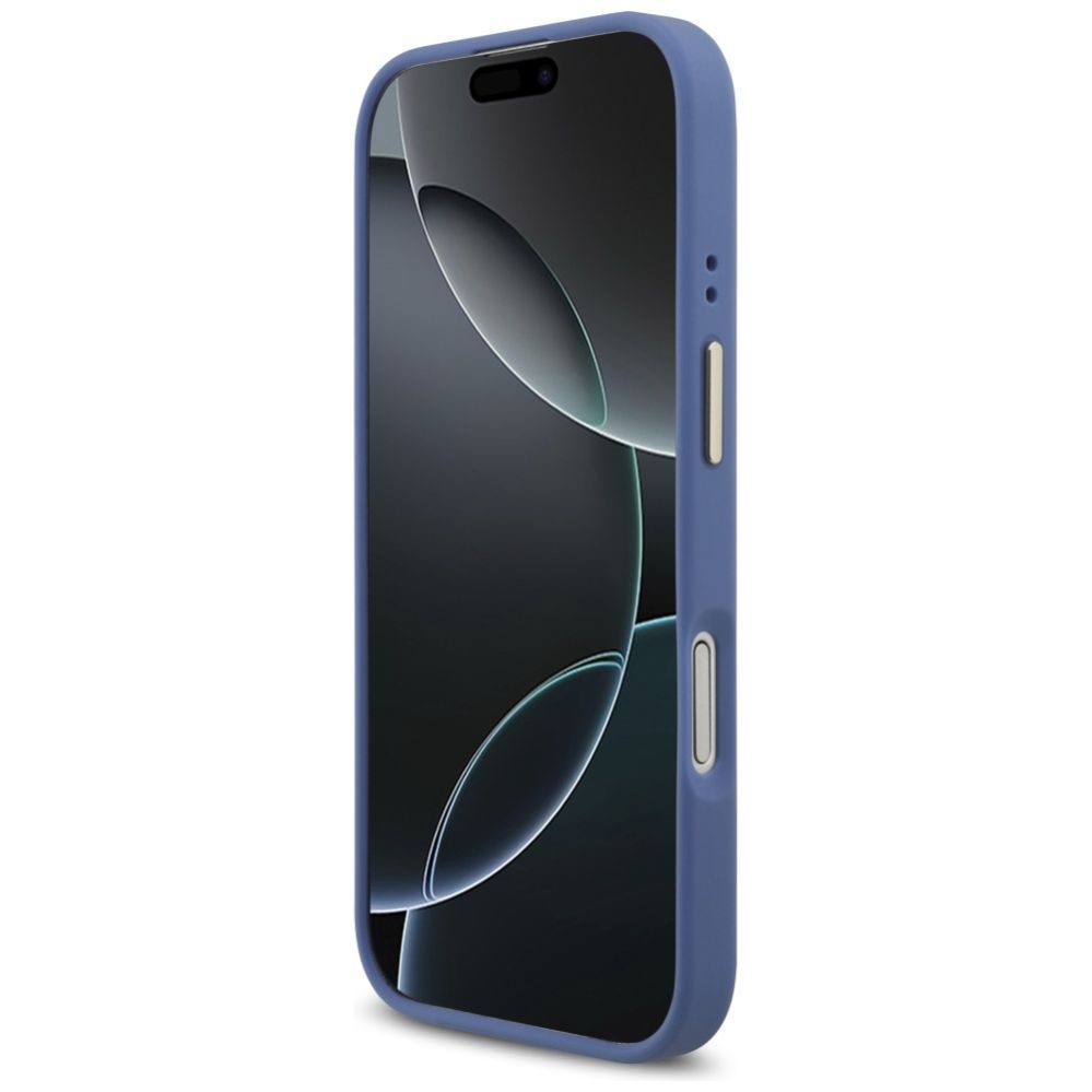 Muud kaubad Guess Guess 4G Strass Logo & Big Strap Metal Buttons MagSafe Case for iPhone 17 - Blue