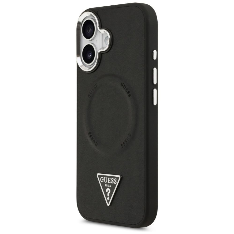 Citas preces Guess Guess Triangle Logo MagSafe case for iPhone 17 - black