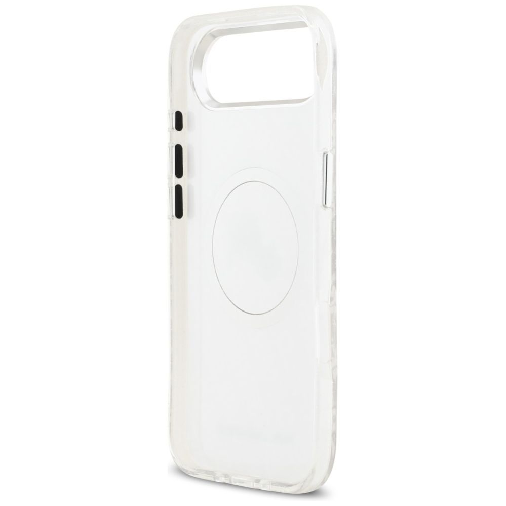 Kitos prekės Karl Lagerfeld Karl Lagerfeld IML Glitter Karl&Choupette Heads Logo MagSafe Case for iPhone Air - Gray