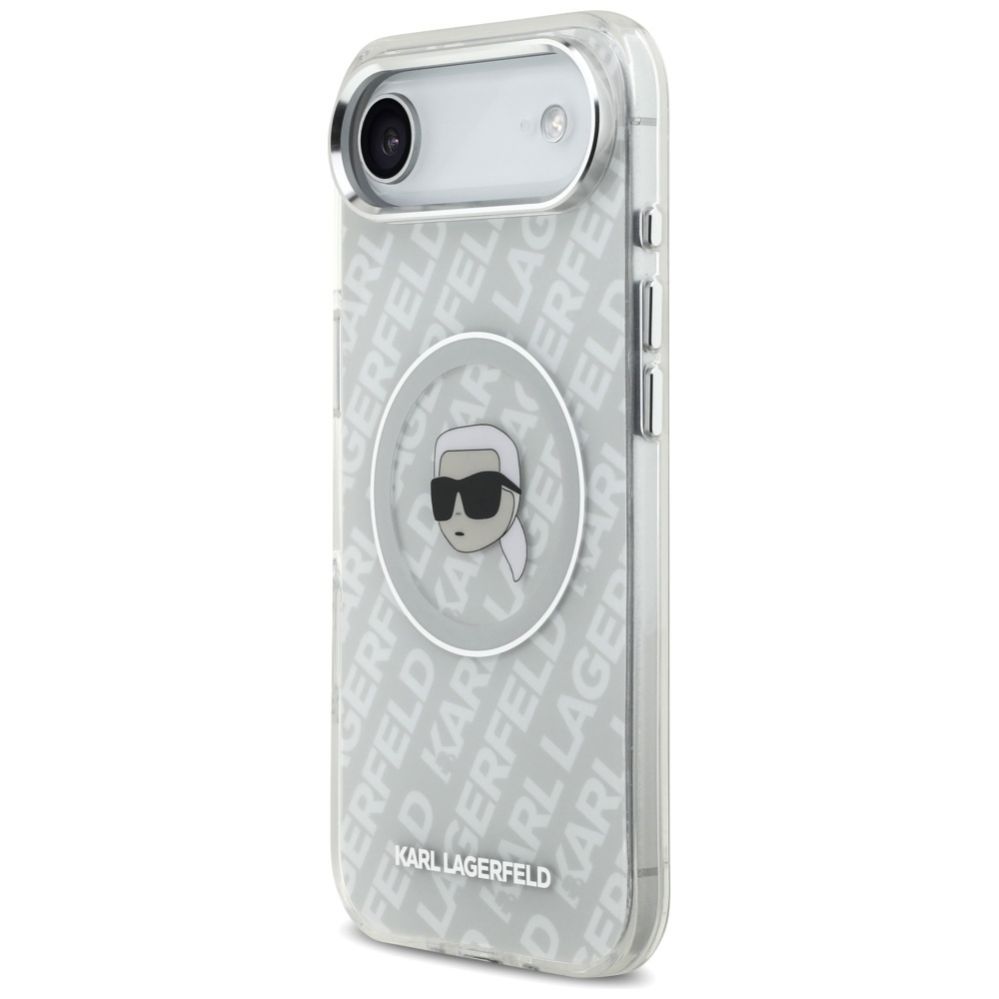 Kitos prekės Karl Lagerfeld Karl Lagerfeld IML Karl Head Logo MagSafe iPhone Air Case - Gray