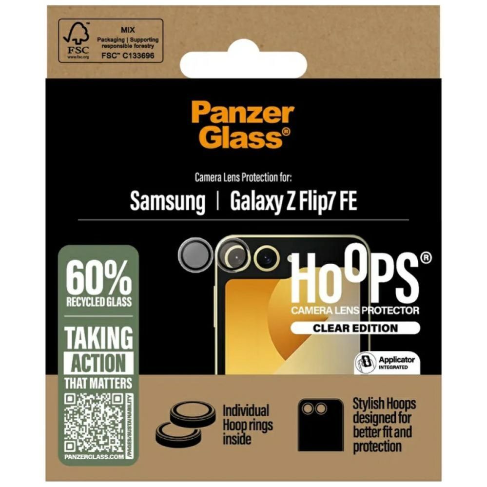 Muud kaubad Panzer Glass PanzerGlass Hoops Tempered Glass Lens Screen Protector for Samsung Galaxy Z Flip7 FE