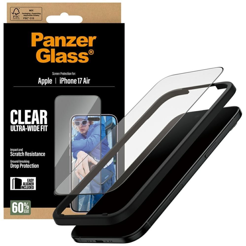 Citas preces Panzer Glass PanzerGlass Ultra-Wide Fit EasyAligner Tempered Glass for iPhone Air