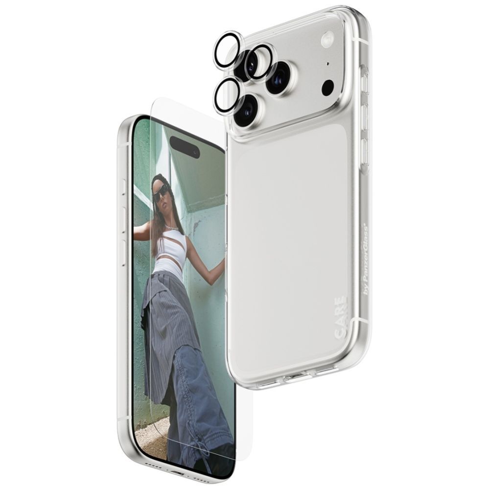 Другие товары Panzer Glass CARE by PanzerGlass Fashionable Combo 3in1 Case + Glass + Lens for iPhone 17 Pro