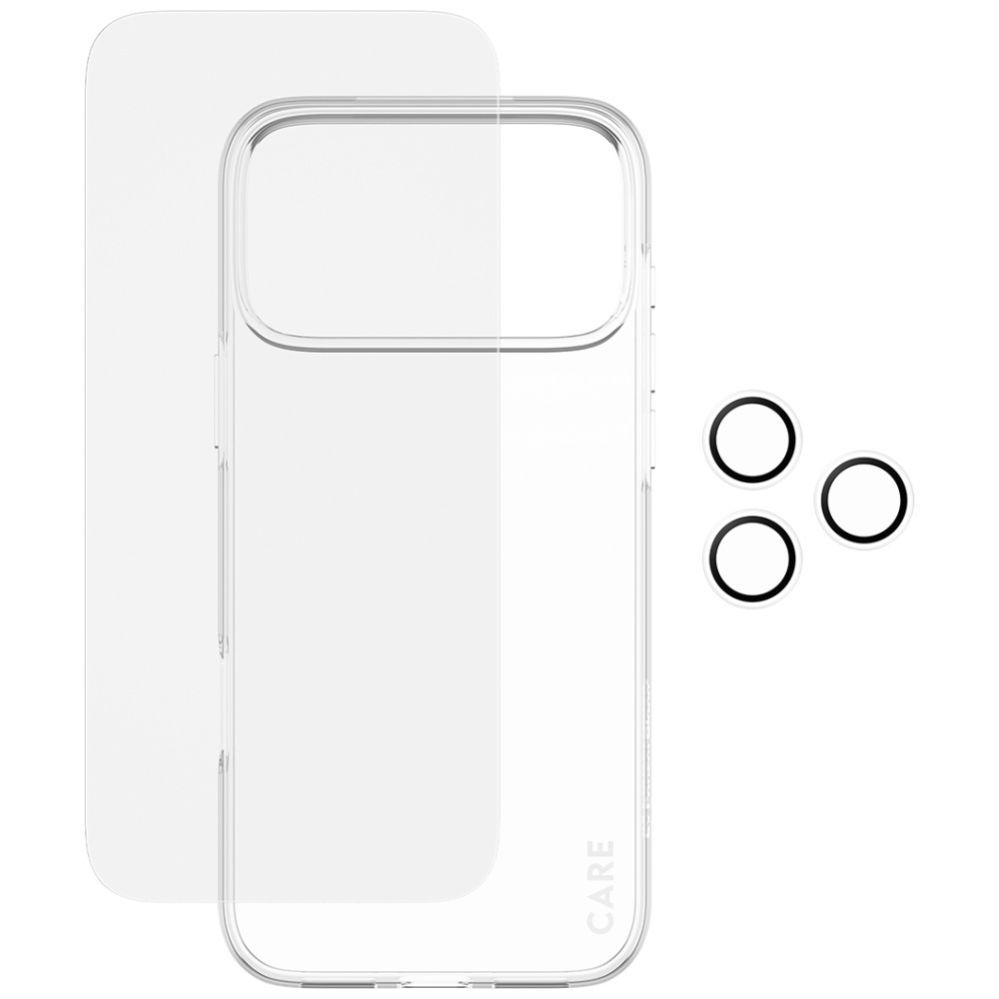 Citas preces Panzer Glass CARE by PanzerGlass Fashionable Combo 3in1 Case + Glass + Lens for iPhone 17 Pro Max