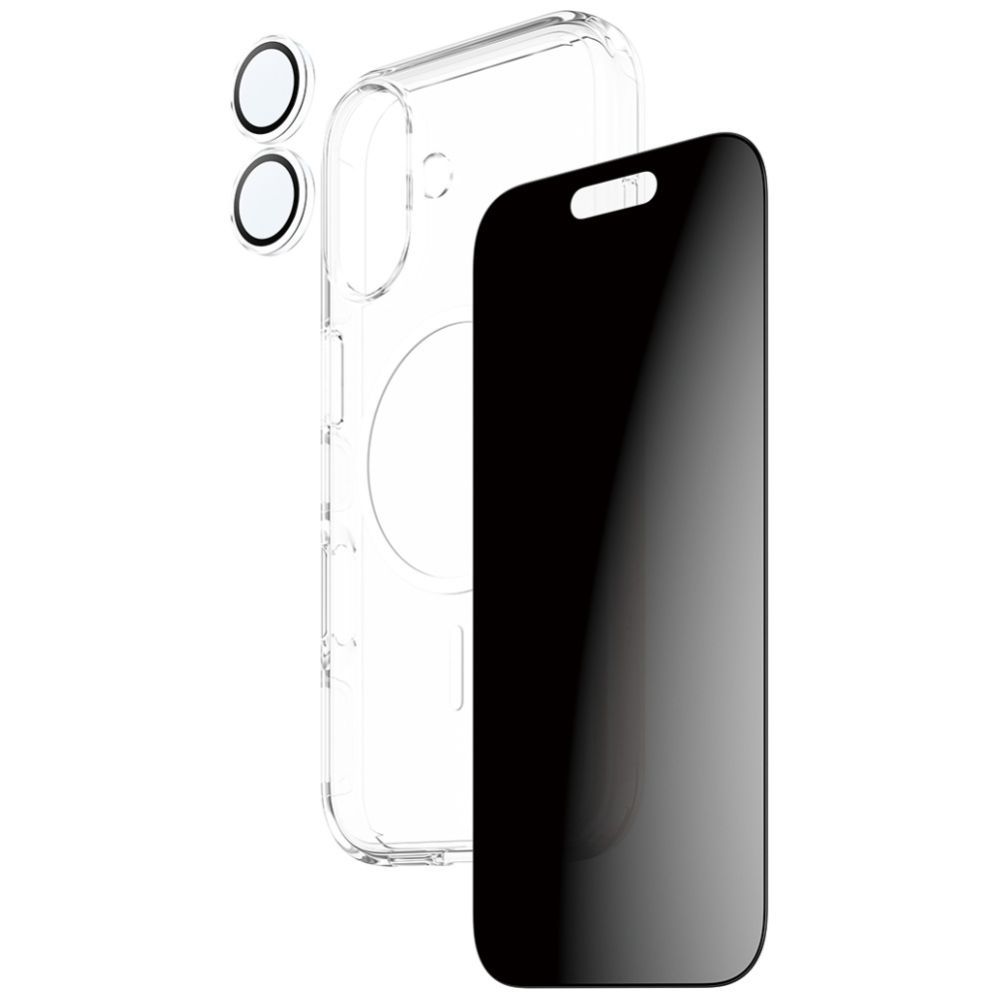 Citas preces Panzer Glass CARE by PanzerGlass Flagship Privacy 3-in-1 Case + Privacy Glass + Lens for iPhone 17