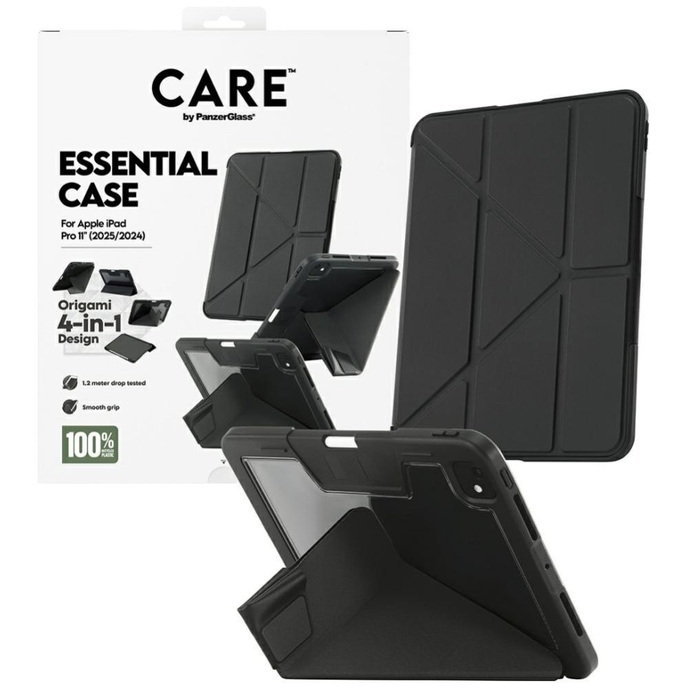 Kitos prekės Panzer Glass Care by PanzerGlass Y fold case for iPad Pro 11" 2025 / 2024 - black