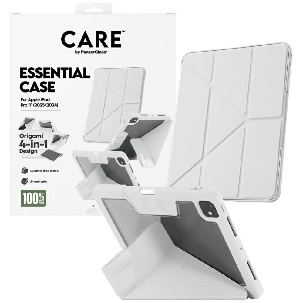 Citas preces Panzer Glass Care by PanzerGlass Y fold case for iPad Pro 11" 2025 / 2024 - light gray