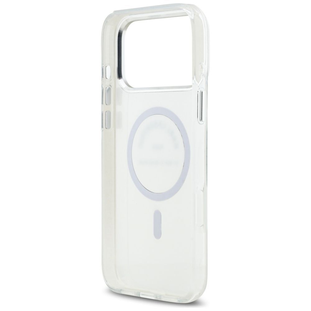 Citas preces Karl Lagerfeld Karl Lagerfeld IML Karl RSG Logo MagSafe Case for iPhone 17 Pro Max - Transparent
