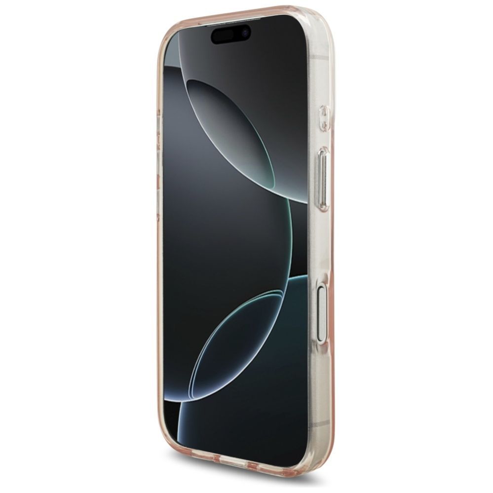 Citas preces Karl Lagerfeld Karl Lagerfeld IML Karl RSG Logo MagSafe Case for iPhone 17 Pro - Pink