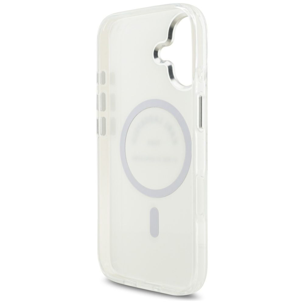 Citas preces Karl Lagerfeld Karl Lagerfeld IML Karl RSG Logo MagSafe Case for iPhone 17 - Transparent