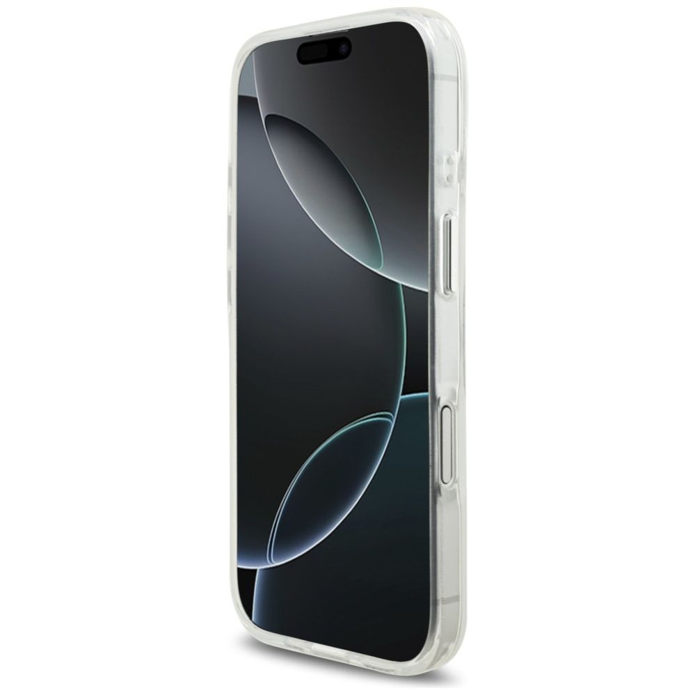 Citas preces Karl Lagerfeld Karl Lagerfeld IML Karl RSG Logo MagSafe Case for iPhone 17 - Transparent