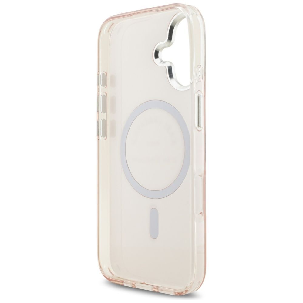 Citas preces Karl Lagerfeld Karl Lagerfeld IML Karl RSG Logo MagSafe Case for iPhone 17 - Pink