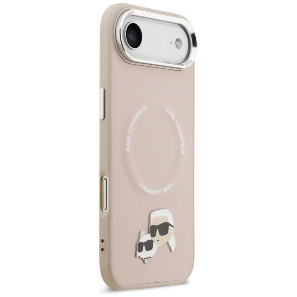 Kitos prekės Karl Lagerfeld Karl Lagerfeld Karl & Choupette Pins MagSafe Case for iPhone Air Pink