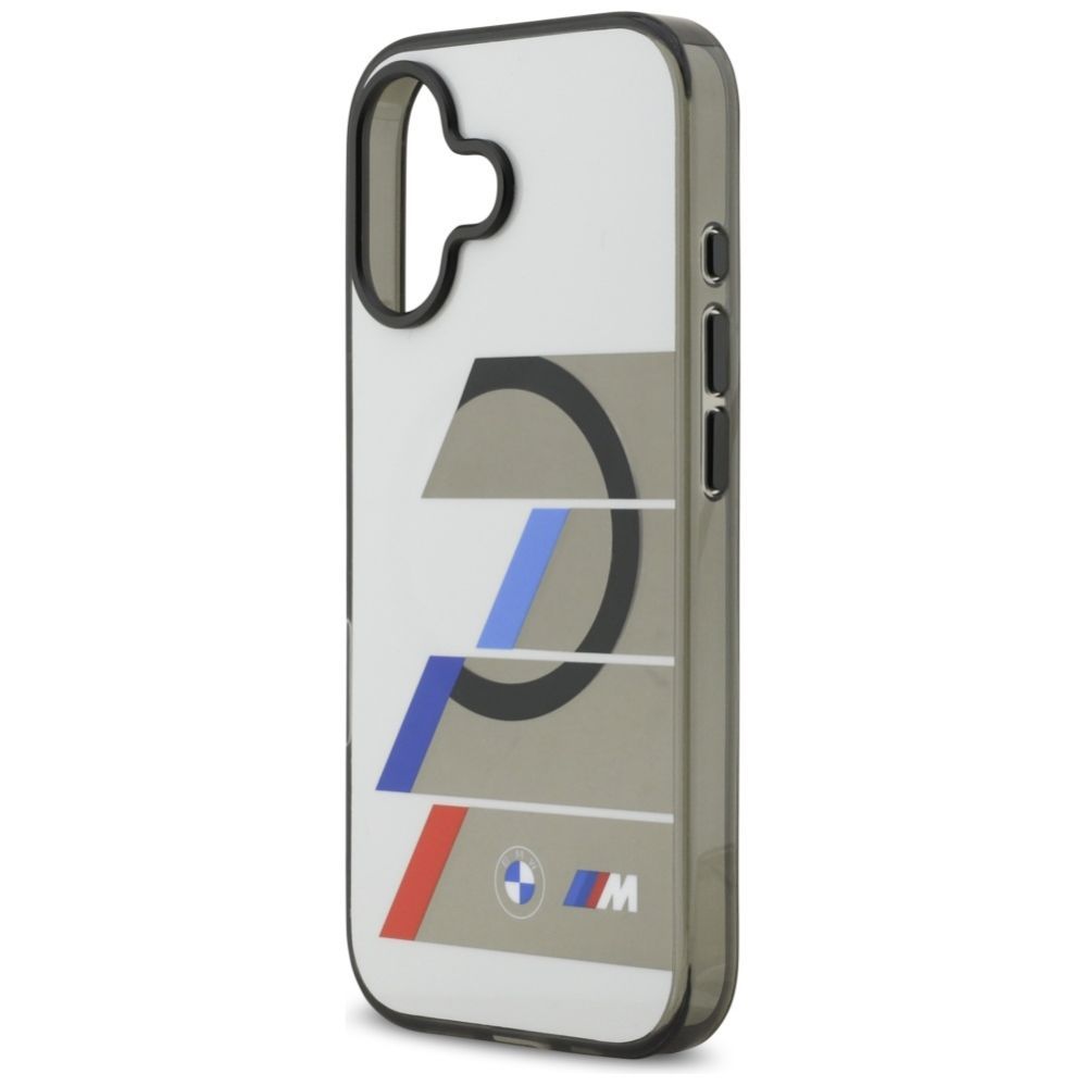 Muud kaubad BMW BMW M IML Metal Buttons Tricolor Lines MagSafe Case for iPhone 17 - Gray