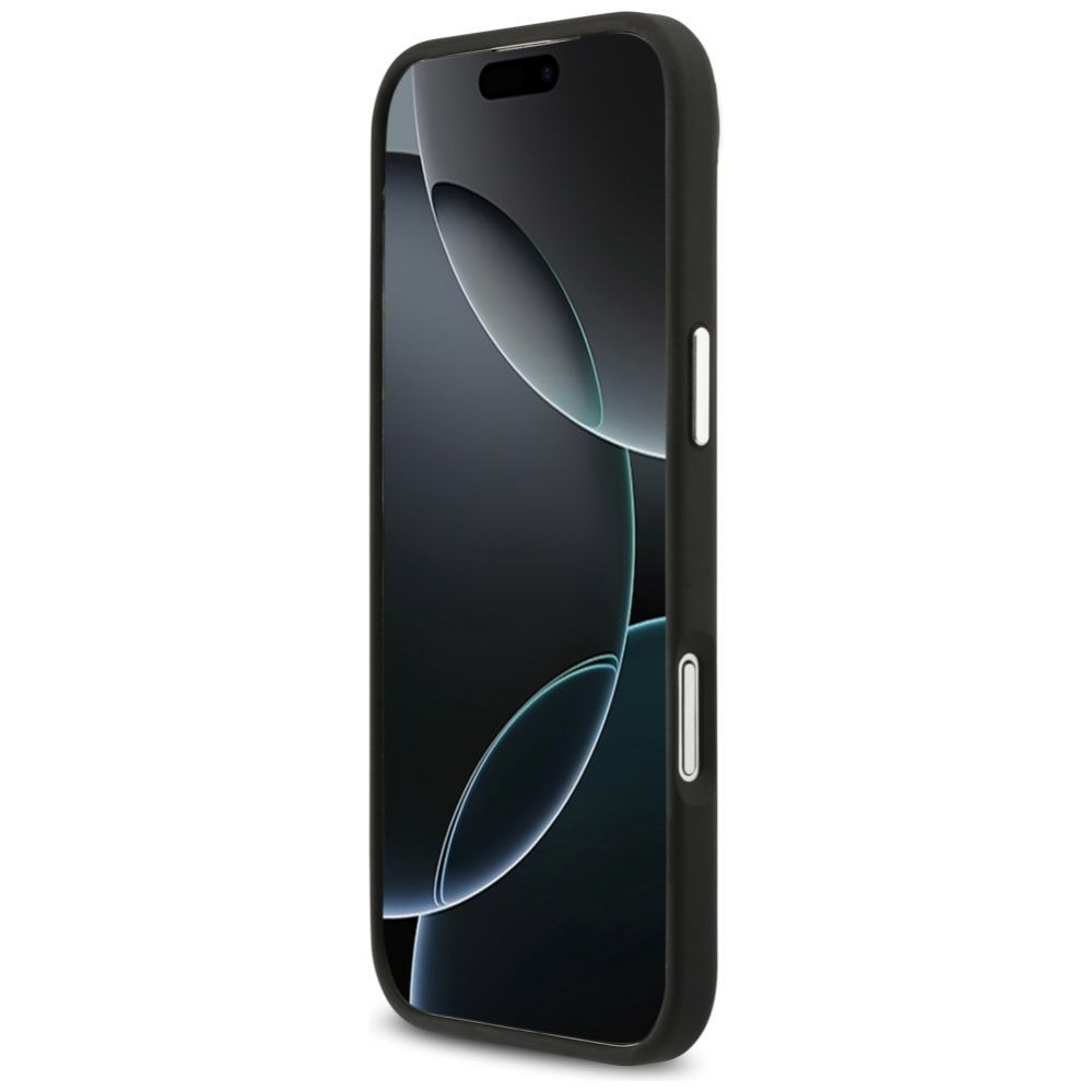 Kitos prekės Karl Lagerfeld Karl Lagerfeld FW Grained Karl & Choupette Heads Pins & Logo iPhone Air Case - Black