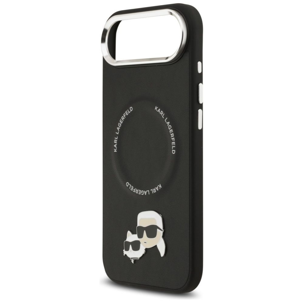 Citas preces Karl Lagerfeld Karl Lagerfeld Karl & Choupette Pins MagSafe Case for iPhone Air - Black